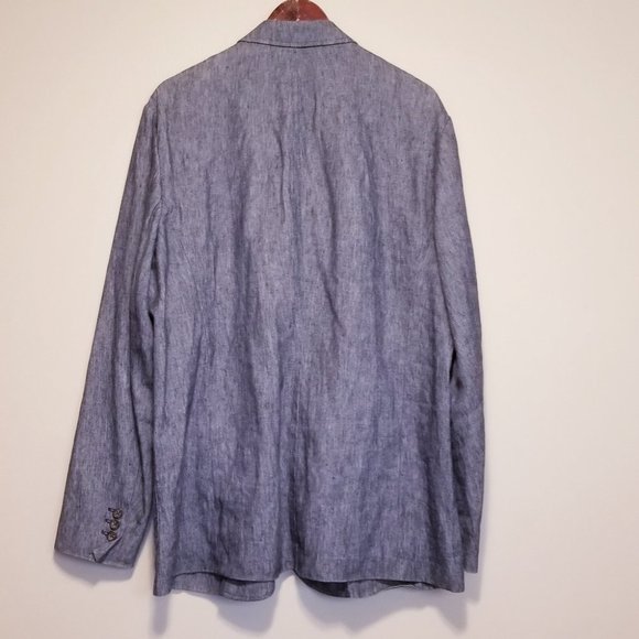 Vince Chambray Suit Blazer - Picture 3 of 8